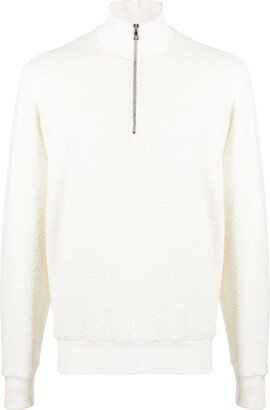 Isaar half-zip fleece-texture jumper