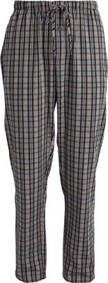 Cotton Check Pyjama Bottoms