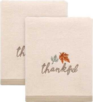 Grateful Patch Harvest Cotton 2-Pc. Hand Towel Set, 30