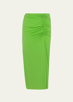 Solid Bela Midi Skirt