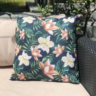 Summerhouse Java Navy Water Resistant Outdoor Cushion Navy, Green and Brown