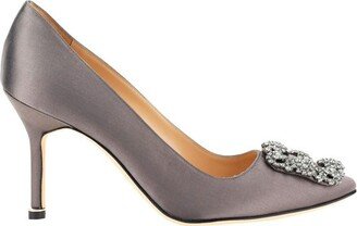 Hangisi Embellished Satin Pumps-AB