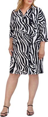 Angel Zebra Print Dress