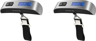 Link Worldwide Link Digital Luggage Scale Must HaveTravel Accessory Upto 110LBS - 2 Pack