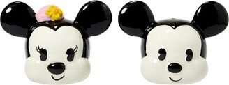 Underground Toys Seven20 Disney Mickey Mouse & Minnie Mouse Salt & Pepper Shaker Set | Ceramic Shakers