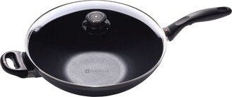 Hd Induction Wok with Lid and Rack - 11.8 , 4.9 Qt