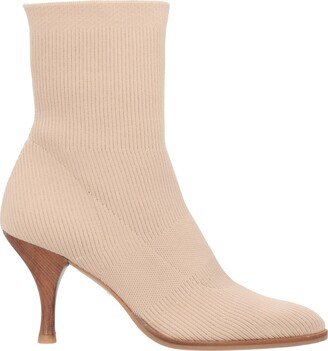 Ankle Boots Beige-AO