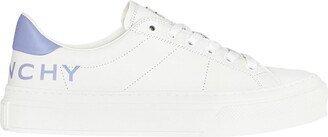 City Sport Sneakers In White/lilac Leather