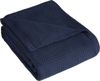 Beatrice Home Fashions Beatrice Home Grand Hotel Waffle Knit Cotton Twin Blanket