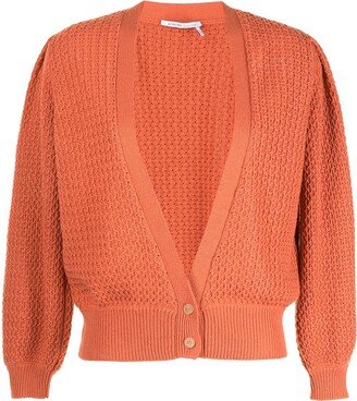 V-neck knitted cardigan-BV