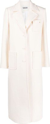 Single-Breasted Mid-Length Coat-AB