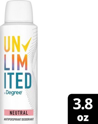 Unlimited 96-Hour Antiperspirant & Deodorant Dry Spray - Neutral - Fresh Scent - 3.8oz