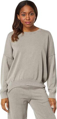 Sunbleached Crew Neck Pullover (Beach Rock) Women's Clothing