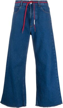 Mid-Rise Wide-Leg Jeans-CA