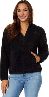 Campshire Fleece Hoodie (TNF Black) Women's Clothing