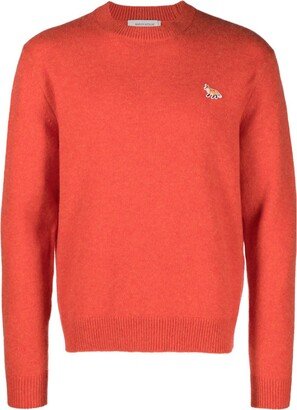 Logo-Patch Wool Jumper