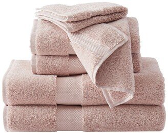 Solid Turkish Cotton 6Pc Towel Set-AG