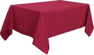 PiccoCasa Polyester Rectangle Tablecloth Table Cloths Dining Table Cover 1 Pc Red 60x104