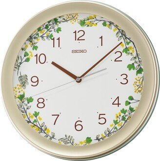 Niko Yellow Flower Wall Clock - N/A