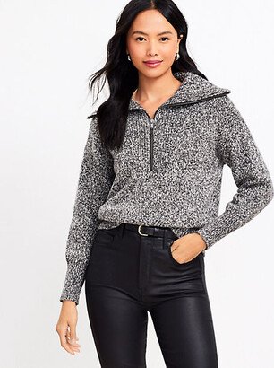 Petite Half Zip Sweater