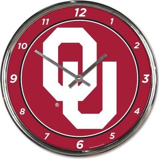 Wincraft Oklahoma Sooners Chrome Wall Clock