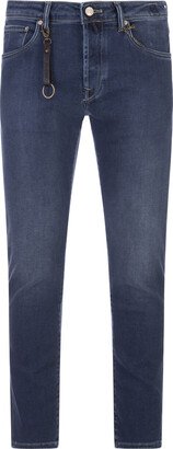 Dark Blue Denim Slim Fit Jeans