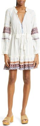 Danica Long Sleeve Cotton Cover-Up Dress