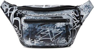 Explorer Graffiti-Printed belt bag