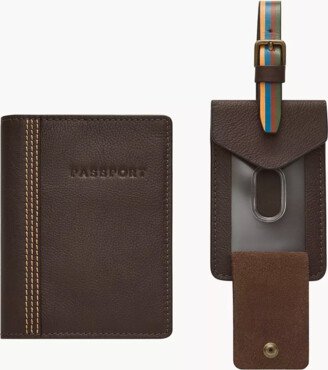 Fossil Outlet Passport Case And Luggage Tag Gift Set SML1878914
