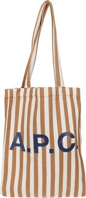 Lou Striped Top Handle Bag-AA