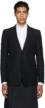 Black Wool Classic Blazer