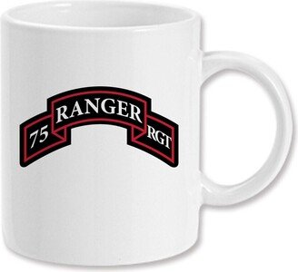 75Th Ranger Rgt Tab Military 11 Ounce Ceramic Coffee Mug Teacup