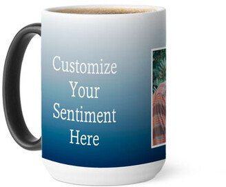 Mugs: Your Reveal Here Color Changing Mug, 15Oz, Blue