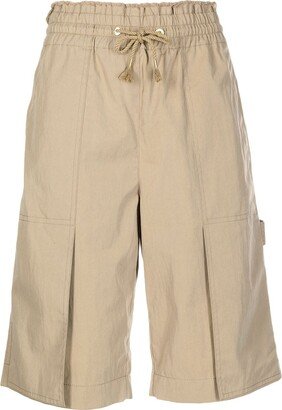 Rope-Detail Cargo Shorts