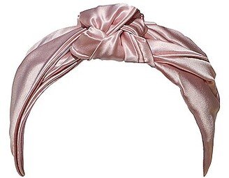 Pure Silk the Knot Headband in Pink
