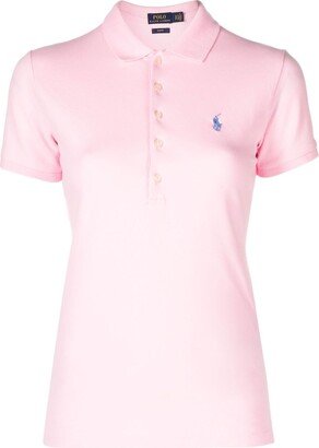 Pink Julie Slim Polo Shirt