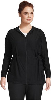 Plus Size Soft Performance Full Zip Hoodie