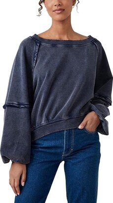 Sweet Deets Sweatshirt (Navy) Women's Clothing