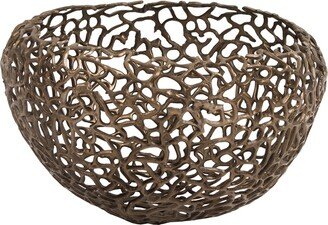 Allan Andrews Aluminum Bronze Decorative Nest Basket