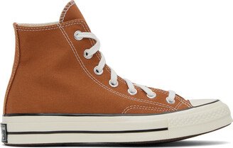 Orange Chuck 70 High Top Sneakers