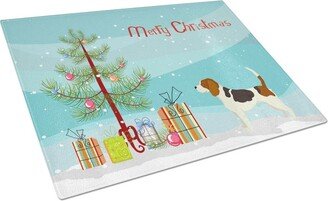 CK3519LCB Beagle Christmas Tree Glass Cutting Board