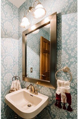 Frame My Mirror Pendleton Champagne Gold Framed Vanity Mirror