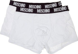 Pack Of Two Mid-Rise Logo Waistband Briefs