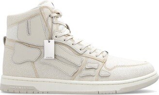 Skeleton Embellished High-Top Sneakers