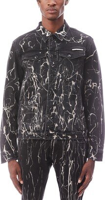 HVMAN MK2 Paint Splatter Denim Jacket