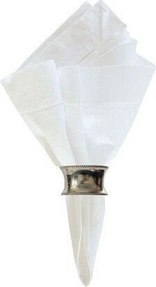 Classic Silver Napkin Ring Set of 6