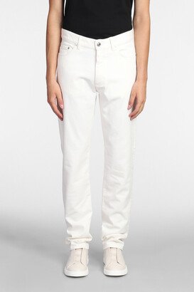 Jeans In White Cotton