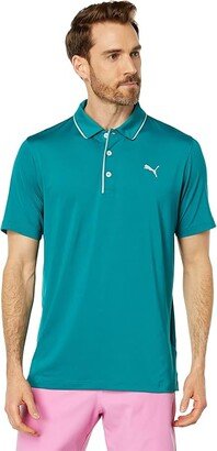 MATTR Bridges Polo (Green Lagoon) Men's Clothing