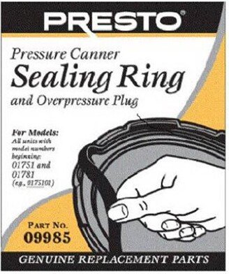 09985 Pressure Canner Sealing Ring and Overpressure Plug