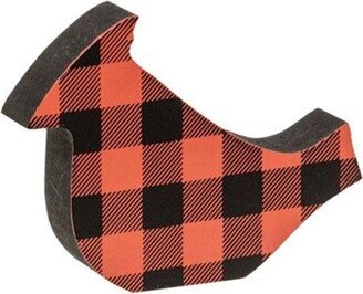 Red & Black Buffalo Check Cardinal Sitter - 3